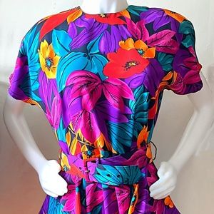 Vintage Floral Dress